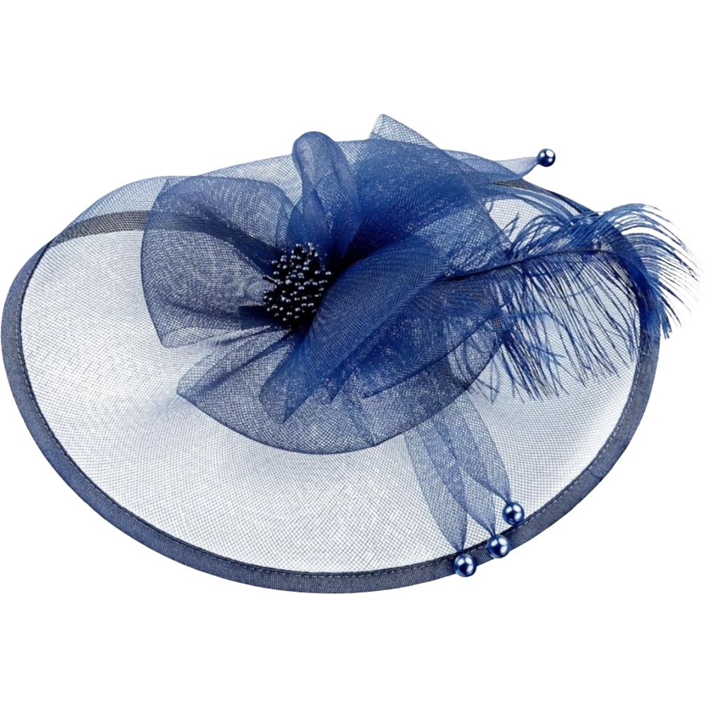 Amazon Navy Blue Fascinator Hat - Picture 3 of 5